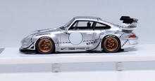 Load image into Gallery viewer, Fuelme 1:64 Silver Phantom RWB 993 Racing Sports Model Diecast Resin Car New
