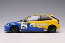 Load image into Gallery viewer, MH 1:18 Spoon Civic Type R EK9 Spoon B16B Vtec Engine Model Diecast Metal Car New Collection
