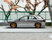 Load image into Gallery viewer, 1:64 Furuya Silver Impreza WRX STI VII 7 Wagon Sport Model Diecast Metal Car
