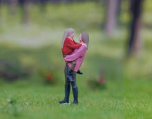 Load image into Gallery viewer, 1:64 Painted Figure Model Miniature Resin Diorama Camping Outdoor Picnic BBQ Toy Collection
