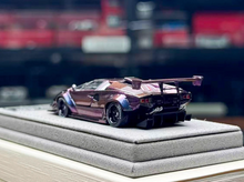 Load image into Gallery viewer, Topart 1:64 Purple LBWK Countach #41 Racing Sports Model Diecast Metal Car New Collection
