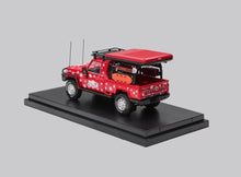 Load image into Gallery viewer, AB 1:64 Christmas Land Cruiser LC79 Pickup Truck Model Diecast Metal Car New Collection
