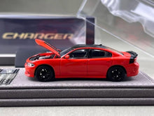 Load image into Gallery viewer, Elite 1:64 Orange Charger SRT Engine Sedan Sports Model Diecast Metal Car New Collection
