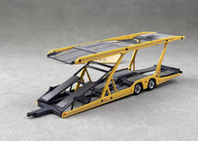Load image into Gallery viewer, 1:64 Yellow Benz Actros Gigaspace Semi Trailer Truck Model Diecast Metal Car
