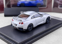 Load image into Gallery viewer, MH 1:64 Silver 50th Skyline GTR R35 Racing Sports Model Diecast Metal Car New Collection
