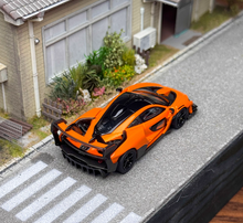 Load image into Gallery viewer, CM 1:64 Orange Senna GTR Racing Sports Model Diecast Metal Car New Collection
