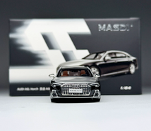 Load image into Gallery viewer, Masdi 1:64 Black Silver A8L Horch Luxury Sport Model Diecast Metal Car New Collection
