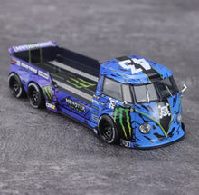 Load image into Gallery viewer, Liberty 1:64 Purple VW T1 6x6 Flatbed Tow Truck Model Diecast Metal Car New Collection
