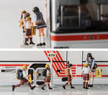 Load image into Gallery viewer, 1:64 Painted Figure Model Miniature Resin Diorama Scene Teacher Students Set
