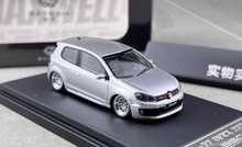 Load image into Gallery viewer, Maxwell 1:64 Silver VW Golf GTI MK6 VIP BBS Sports Model Diecast Metal Car New Collection
