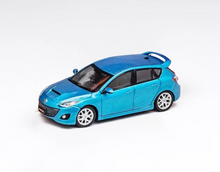 Load image into Gallery viewer, GCD 1:64 Blue MPS Mazda 3 Hatchback Sports Model Diecast Metal Car BN
