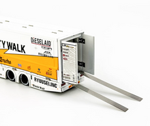 Load image into Gallery viewer, GCD 1:64 White LBWK Fuso Super Great Transport Truck Model Diecast Metal Car
