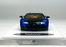 Load image into Gallery viewer, Mortal 1:64 Blue Black Veyron SS Racing Sports Model Diecast Metal Car New Collection
