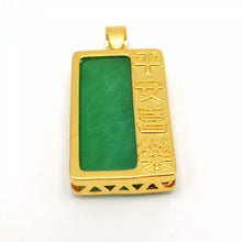 Load image into Gallery viewer, Nature Jade Peace Joy Pendant Necklace Gift Jewelry charm Blessing Accessory C
