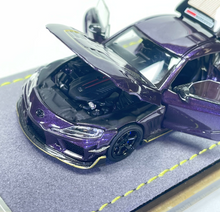 Load image into Gallery viewer, Topart 1:64 Purple GR Supra A90 Sports Open Model Diecast Metal Car Box New Collection

