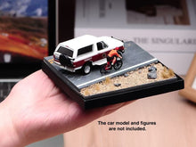 Load image into Gallery viewer, 1:64 Painted Car Model Base Miniature Diorama Sand Road Highway Scenario Rock
