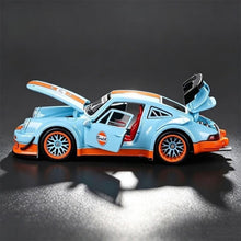 Load image into Gallery viewer, FG 1:64 Blue RWB 930 Sports Open Model Diecast Metal Car New Collection
