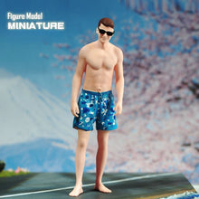 Load image into Gallery viewer, 1:64 Painted Figure Model Miniature Resin Diorama Swimming Suit Man Sun Glasses New
