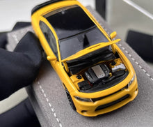 Load image into Gallery viewer, Elite 1:64 Yellow Charger SRT Engine Sedan Sports Model Diecast Metal Car New Collection
