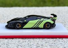 Load image into Gallery viewer, Scalemini 1:64 Black 458 LBWK Racing Sports Model Diecast Resin Car New
