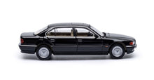 Load image into Gallery viewer, AR 1:64 Black BMW 750iL E38 Luxury Sedan Sports Model Diecast Metal Car New Collection
