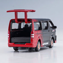 Load image into Gallery viewer, TINY 1:76 Black Advan Toyota Hiace Delivery Van Model Toy Metal Car BN
