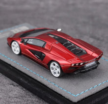 Load image into Gallery viewer, EC 1:64 Red Countach LPI800-4 Racing Sports Model Diecast Resin Car New Collection
