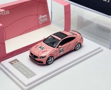Load image into Gallery viewer, Howie 1:64 Pink Pig C63s Coupe Sports Model Diecast Metal Car New Collection
