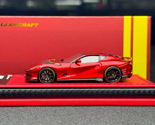 Load image into Gallery viewer, GLAMCRAFT 1:64 Red 812C Sports Open Model Diecast Metal Car New Collection
