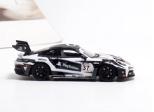 Load image into Gallery viewer, Aurora 1:64 Black 992 GT3 RS #37 Racing Sports Model Diecast Metal Car New Collection
