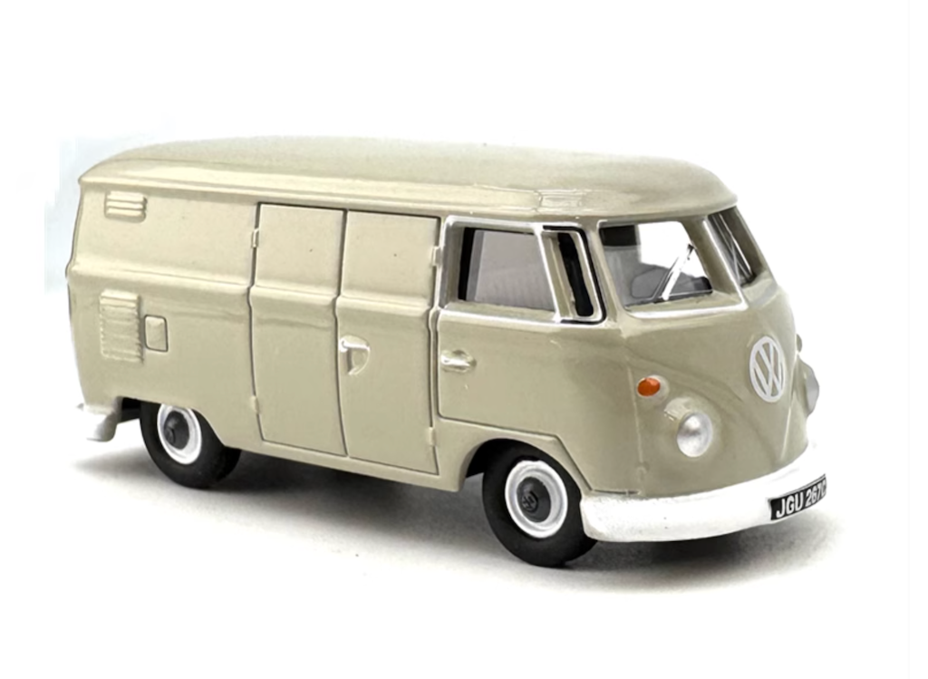 1:76 VW T1 Delivery Mini Van Camper Classic Model Diecast Metal Car New Collection