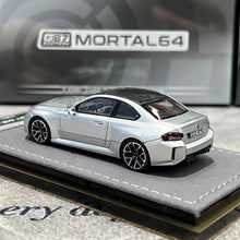 Load image into Gallery viewer, Mortal 1:64 Silver M2 G87 Coupe Sports Model Diecast Metal Car New Collection
