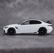 Load image into Gallery viewer, BBR 1:64 White Romeo Giulia GTAm Sedan Sports Model Diecast Metal Car New Collection
