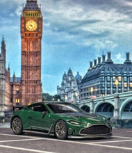 Load image into Gallery viewer, TSC 1:64 Green Carbon VANTAGE V12 Sports Model Diecast Metal Car New Collection

