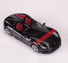 Load image into Gallery viewer, Bburago 1:43 Black Monza SP2 Racing Sports Model Diecast Metal Car Box New
