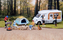 Load image into Gallery viewer, 1:64 Painted Figure Model Miniature Resin Diorama Camping Outdoor Picnic BBQ Toy Collection

