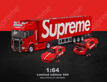 Load image into Gallery viewer, CC 1:64 400Z GTR R32 Scania Truck Figure Sports Model Diecast Metal Car New Collection
