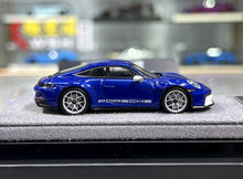 Load image into Gallery viewer, 1:64 DPM Albert Blue 911 992 ST Sports Model Diecast Resin Car New Collection
