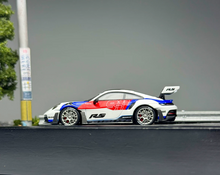 Load image into Gallery viewer, OM 1:64 White Decal 992 GT3 RS Sports Model Diecast Metal Car Box New Collection
