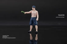 Load image into Gallery viewer, 1:64 Painted Figure Mini Model Miniature Resin Diorama Shirtless Man Hold Wine New Collection
