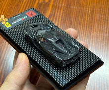 Load image into Gallery viewer, DMH 1:64 Black Full Carbon Laferrari Aperta Sports Model Diecast Resin Car New Collection

