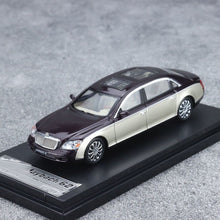 Load image into Gallery viewer, SH 1:64 Red Gold Maybach 62 Luxury Sedan Sports Model Diecast Metal Car BN
