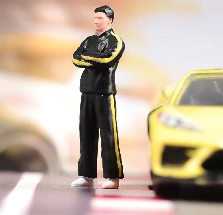 1:64 Painted Figure Model Miniature Resin Diorama Sand Gong Fu Man Standing Cool Collection