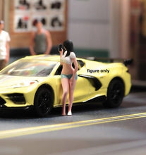 Load image into Gallery viewer, 1:64 Painted Unpainted Figure Model Miniature Resin Diorama Sand Selfie Beauty
