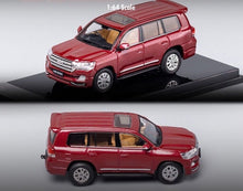 Load image into Gallery viewer, GCD 1:64 Red Toyota Land Cruser LC200 SUV Model Toy Diecast Metal Car Display Box
