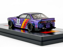 Load image into Gallery viewer, Inno 1:64 Purple SILVIA S14 Boss Rocket Bunny Sports Model Diecast Metal Car
