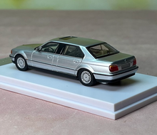 Load image into Gallery viewer, DCM 1:64 Silver 1996-98 E38 L7 728il Luxury Sedan Model Diecast Metal Car New
