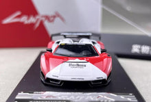 Load image into Gallery viewer, PSC 1:64 White Red LP800-4 Racing Sports Model Diecast Metal Car BN
