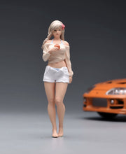 Load image into Gallery viewer, 1:24 Painted Figure Model Miniature Resin Diorama Fashion Short Brown Hair Woman
