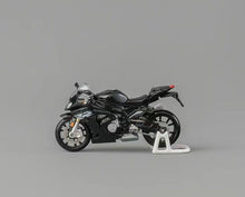 Load image into Gallery viewer, CM 1:64 Black S1000RR Hot Lady Figure Sports Model Diecast Metal Motorcycle
